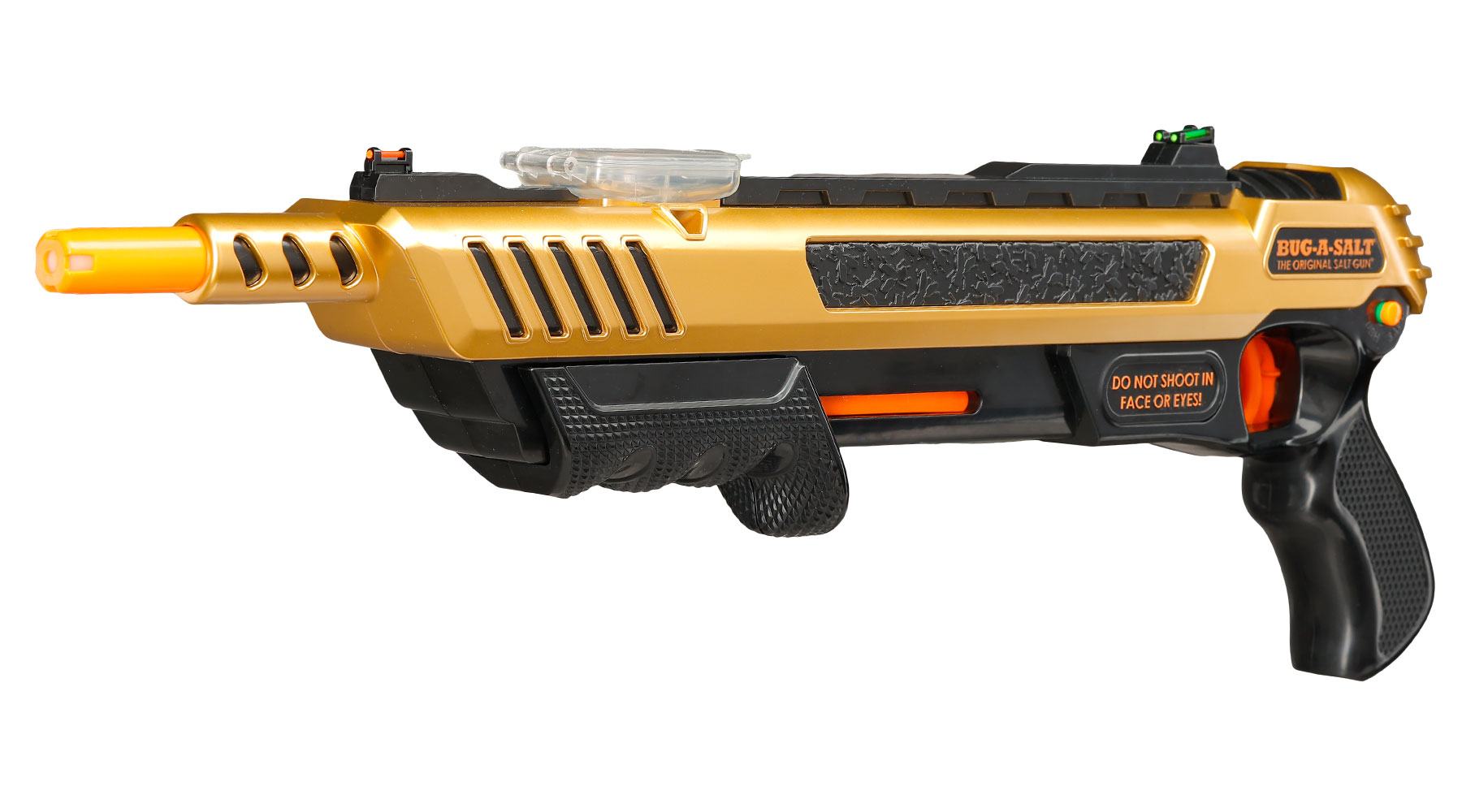 Bug-A-Salt Salzgewehr Actionblaster Fliegenvernichter Gold Digger 3.0 gold Bild 1