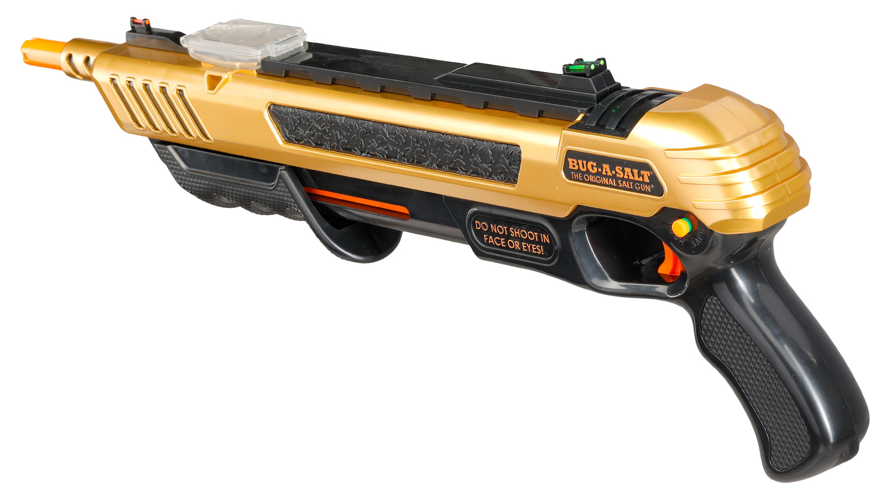 Bug-A-Salt Salzgewehr Actionblaster Fliegenvernichter Gold Digger 3.0 gold Bild 2
