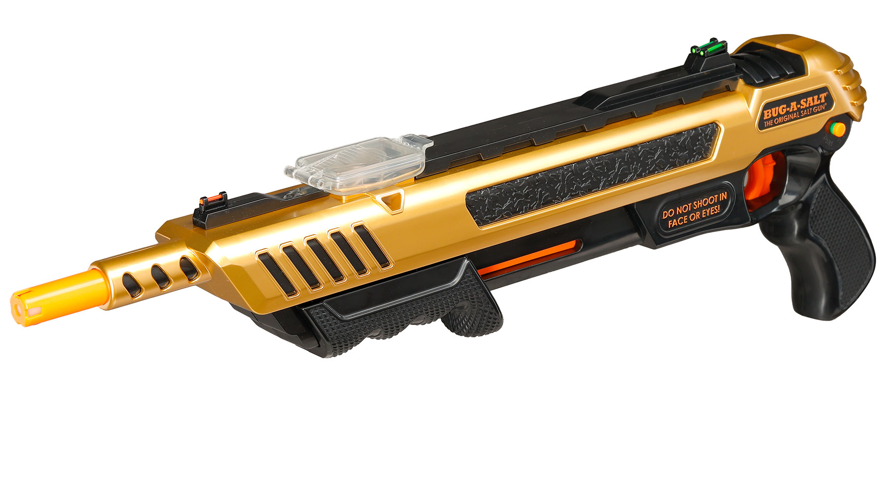 Bug-A-Salt Salzgewehr Actionblaster Fliegenvernichter Gold Digger 3.0 gold Bild 5