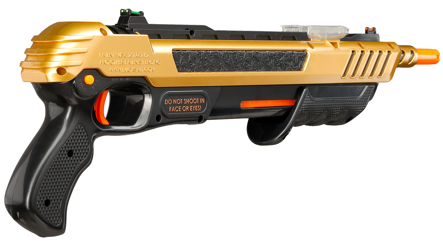Bug-A-Salt Salzgewehr Actionblaster Fliegenvernichter Gold Digger 3.0 gold Bild 7