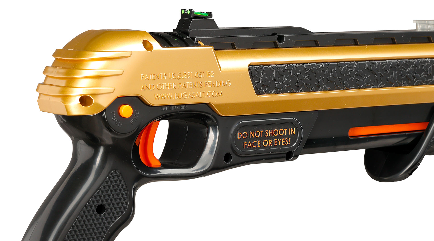 Bug-A-Salt Salzgewehr Actionblaster Fliegenvernichter Gold Digger 3.0 gold Bild 8