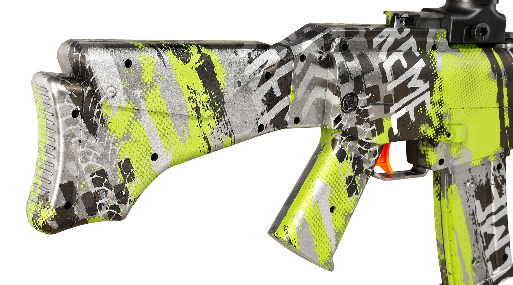 Hydrogel Actionblaster Extreme elektrisch inkl. Akku, Schalldämpfer, Gelkugeln & Schutzbrille camo Bild 7