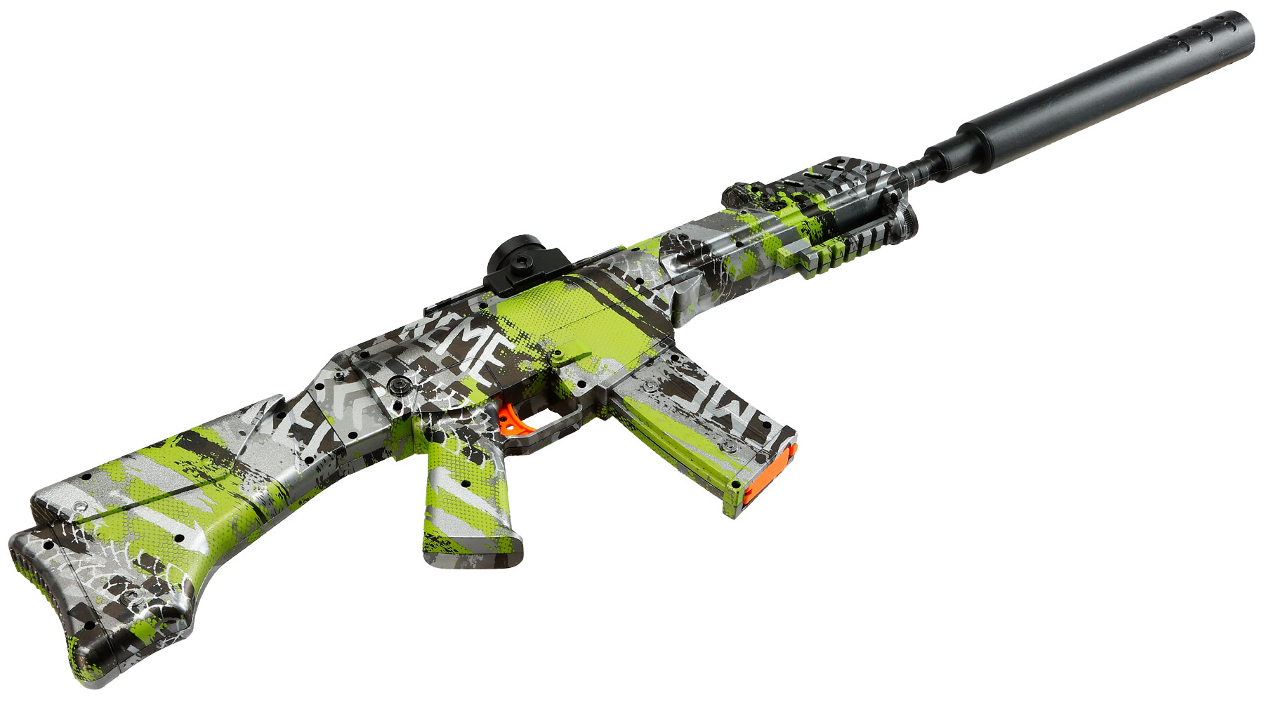 Hydrogel Actionblaster Extreme elektrisch inkl. Akku, Schalldämpfer, Gelkugeln & Schutzbrille camo Bild 8