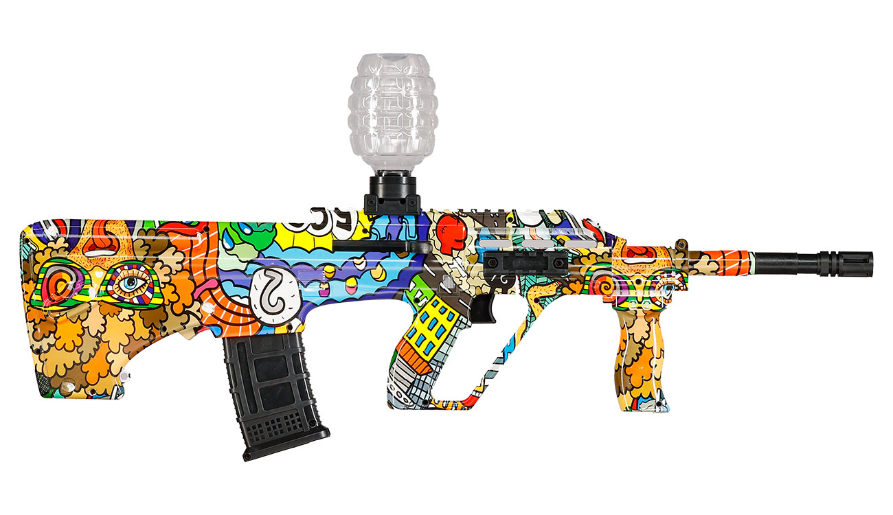 Asgard Actionblaster SW20B elektrisch fr Schaumstoff-Pfeile, Gel- und Airsoftmunition inkl. Akku, Munition & Schutzbrille Bild 5