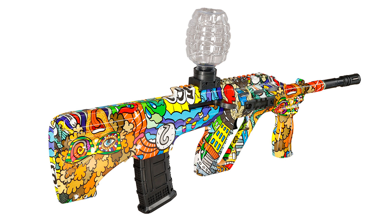 Asgard Actionblaster SW20B elektrisch fr Schaumstoff-Pfeile, Gel- und Airsoftmunition inkl. Akku, Munition & Schutzbrille Bild 6
