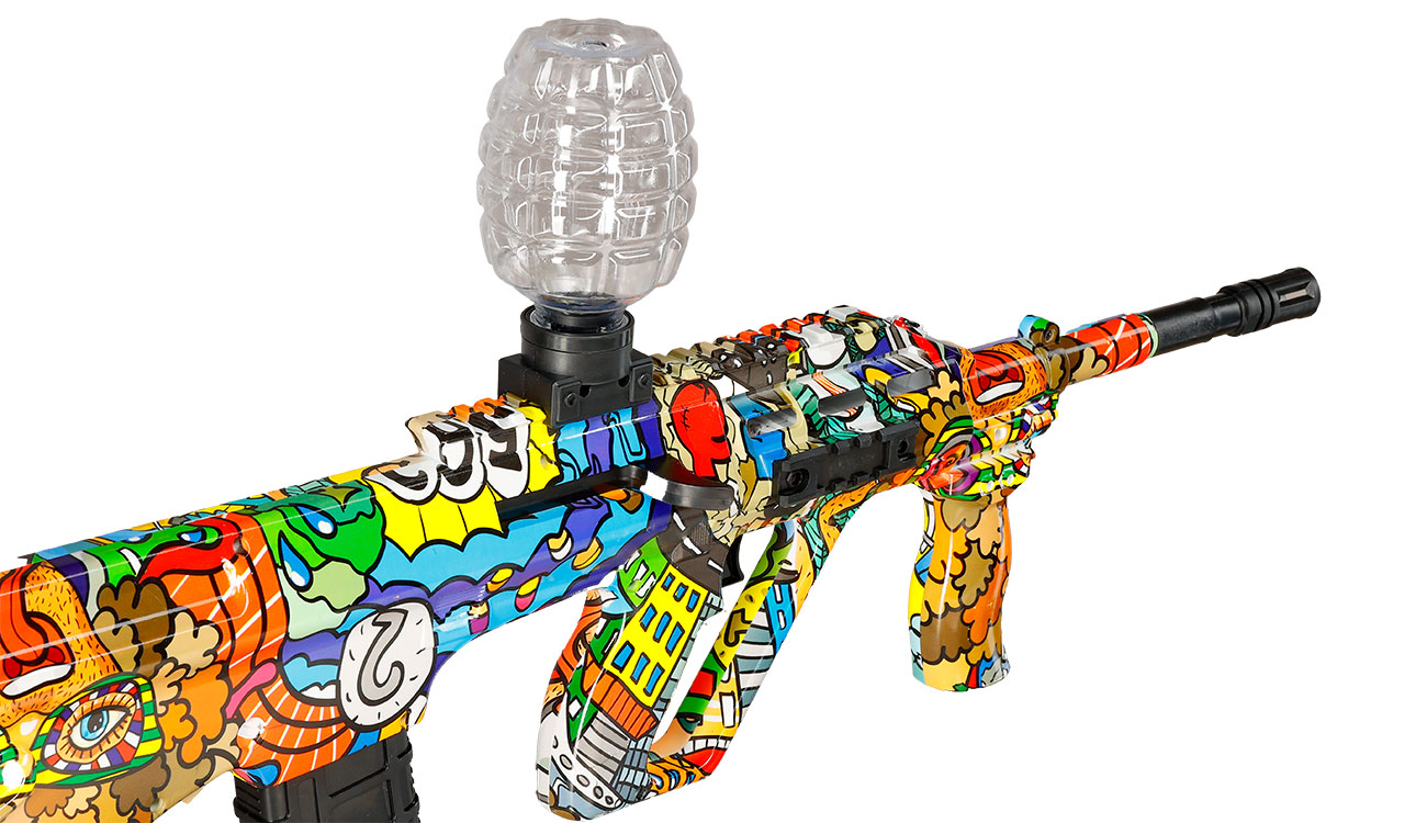 Asgard Actionblaster SW20B elektrisch fr Schaumstoff-Pfeile, Gel- und Airsoftmunition inkl. Akku, Munition & Schutzbrille Bild 7