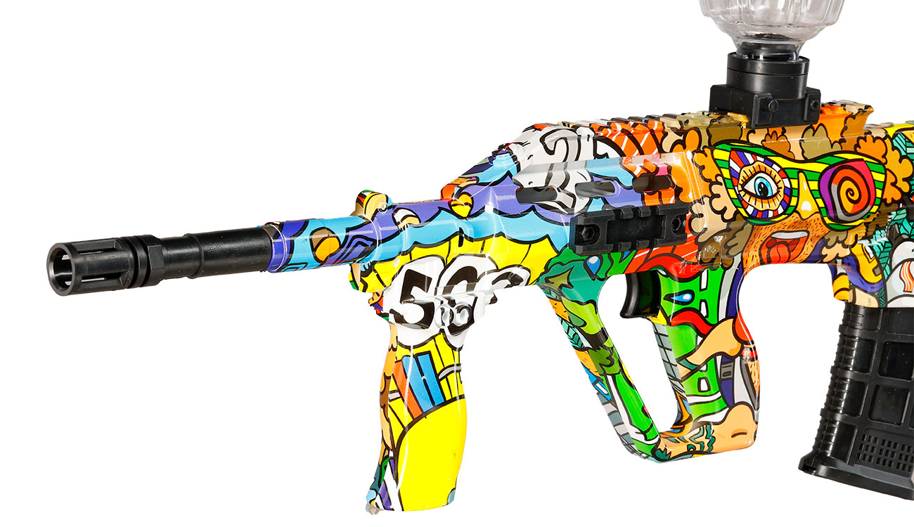 Asgard Actionblaster SW20B elektrisch fr Schaumstoff-Pfeile, Gel- und Airsoftmunition inkl. Akku, Munition & Schutzbrille Bild 8