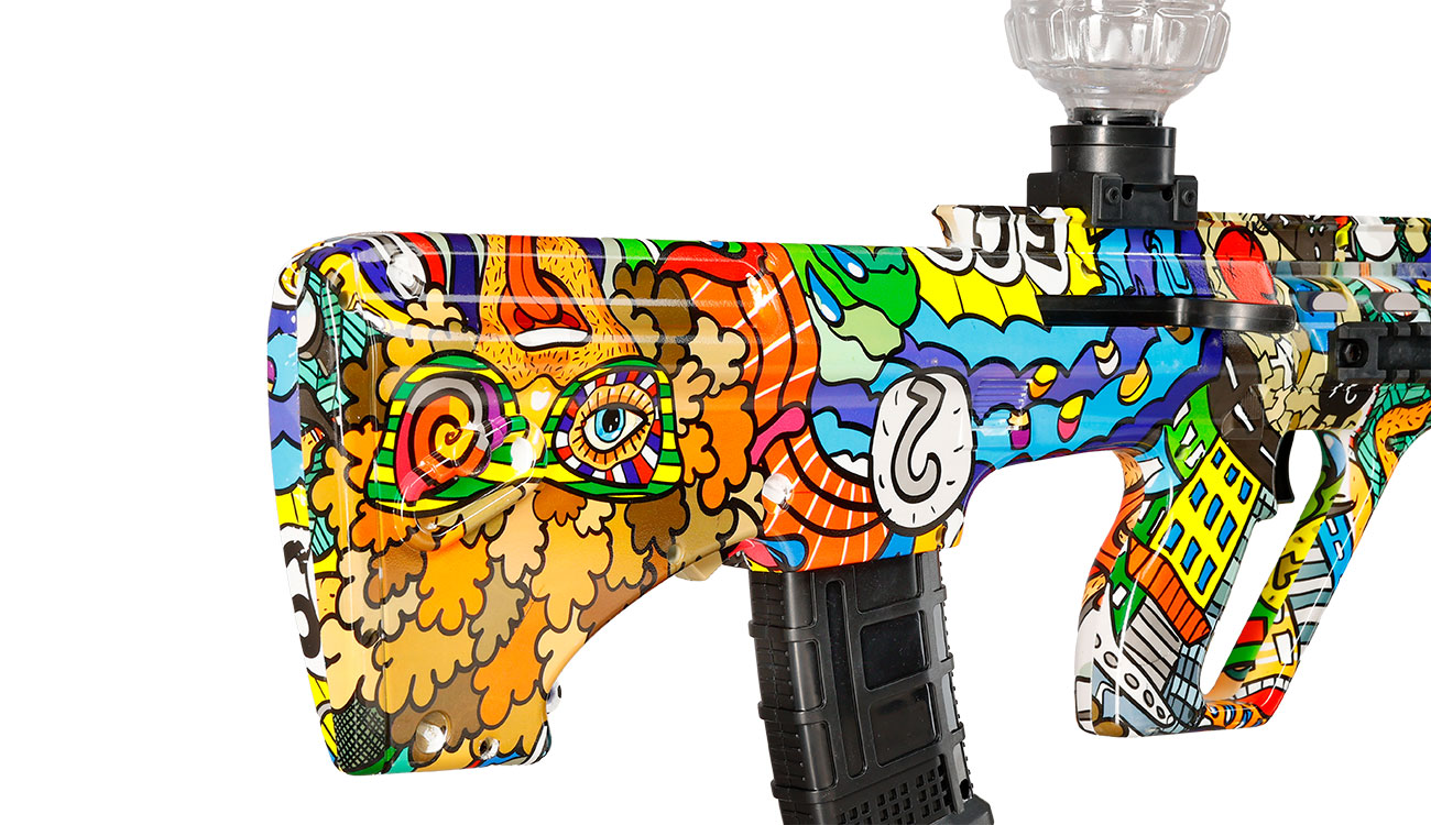 Asgard Actionblaster SW20B elektrisch fr Schaumstoff-Pfeile, Gel- und Airsoftmunition inkl. Akku, Munition & Schutzbrille Bild 9
