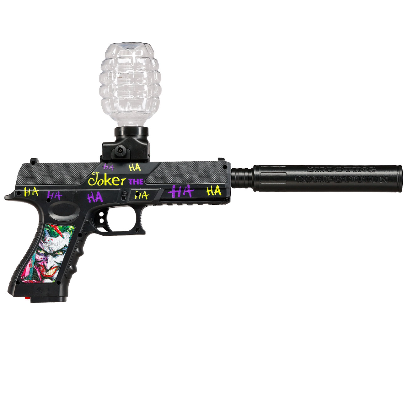 Gelpistole Actionblaster Joker elektrisch inkl. Akku, Schalldmpfer & Gelkugeln schwarz Bild 3