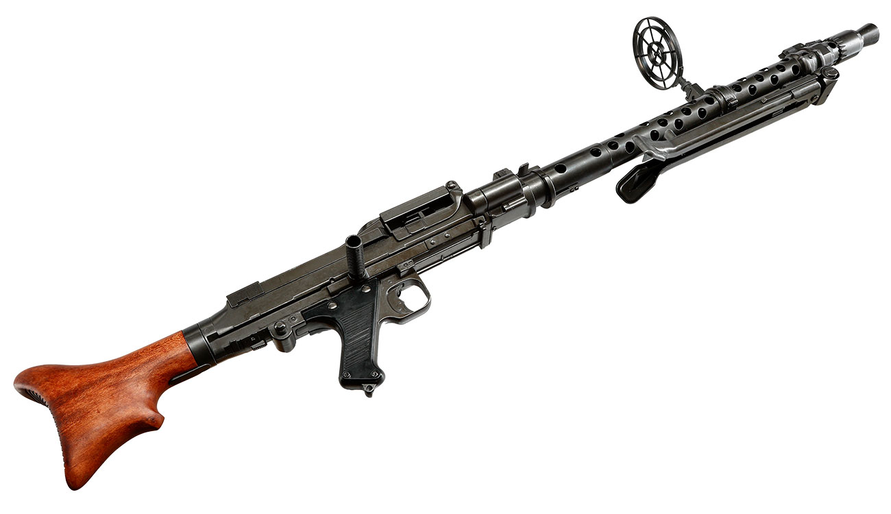 Dekowaffe Dt. Maschinengewehr MG 34 mit Fliegervisier Kreiskorn Bild 10