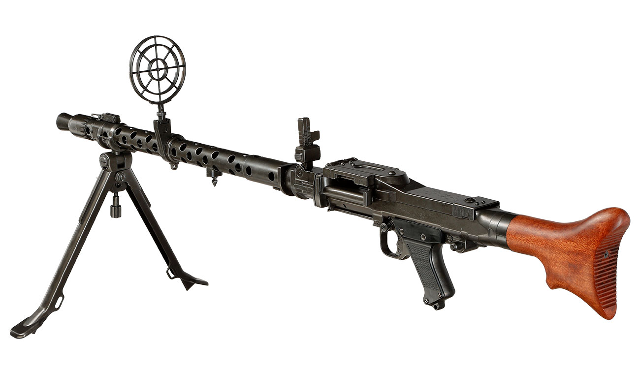 Dekowaffe Dt. Maschinengewehr MG 34 mit Fliegervisier Kreiskorn Bild 3