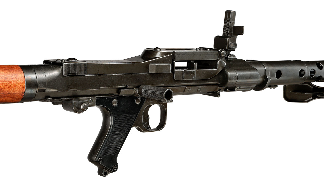 Dekowaffe Dt. Maschinengewehr MG 34 mit Fliegervisier Kreiskorn Bild 6