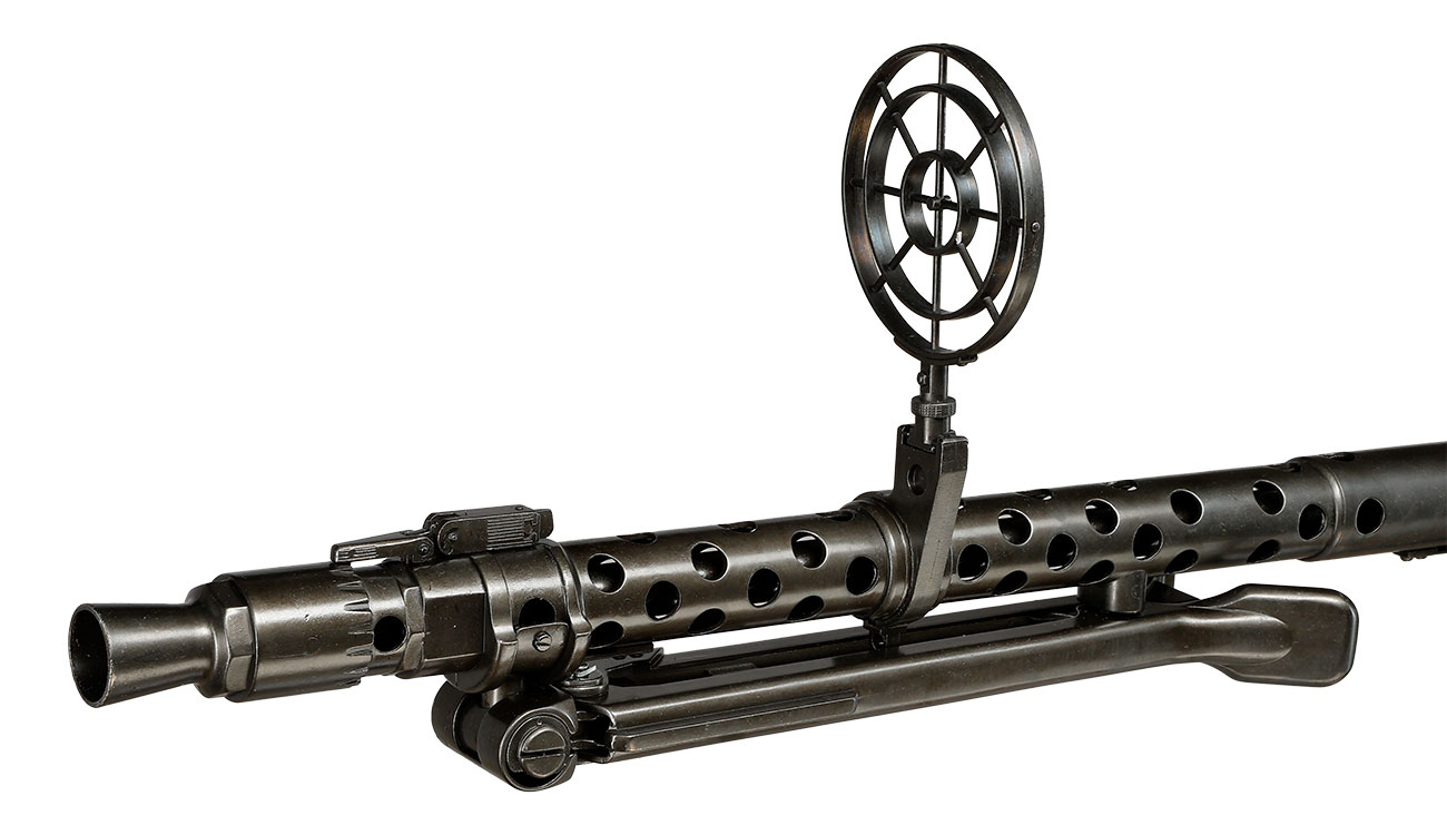 Dekowaffe Dt. Maschinengewehr MG 34 mit Fliegervisier Kreiskorn Bild 8