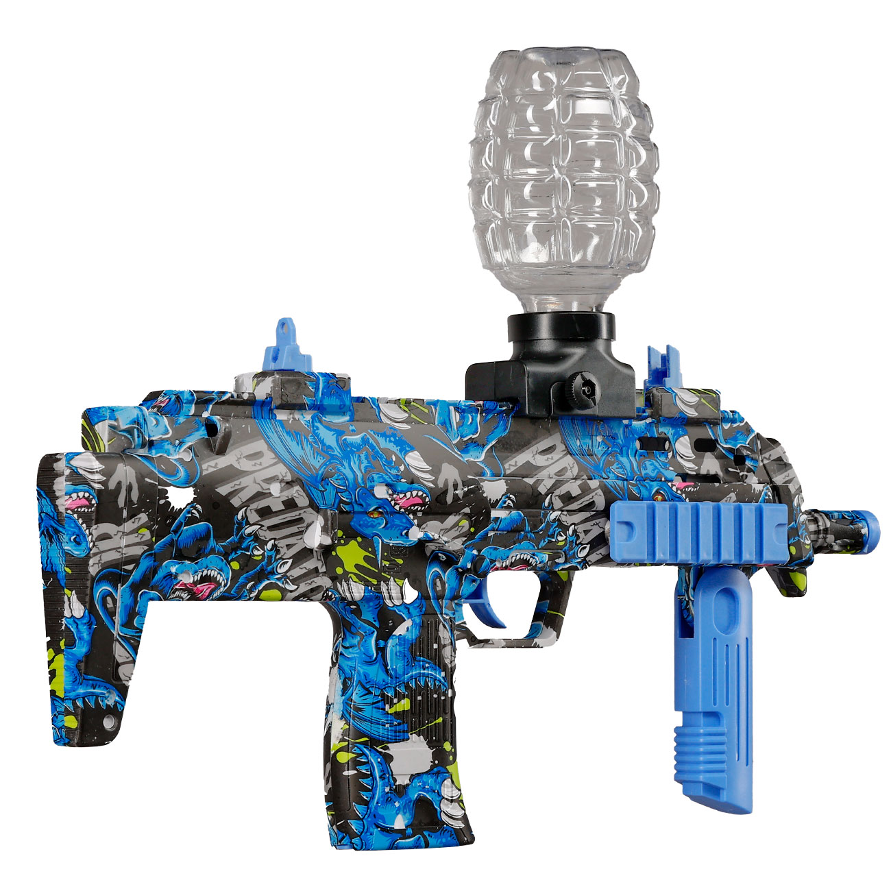 Asgard Hydrogel Actionblaster Predator elektrisch inkl. Akku & Gelkugeln blau Bild 6