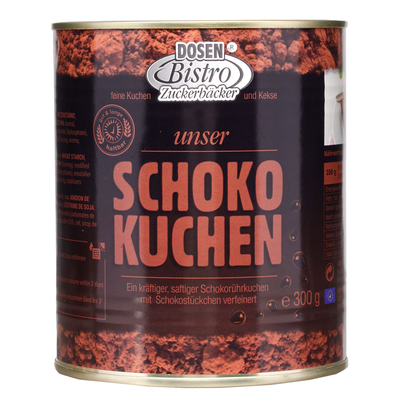 DosenBistro Schokokuchen 300g hergestellt in �sterreich Bild 1