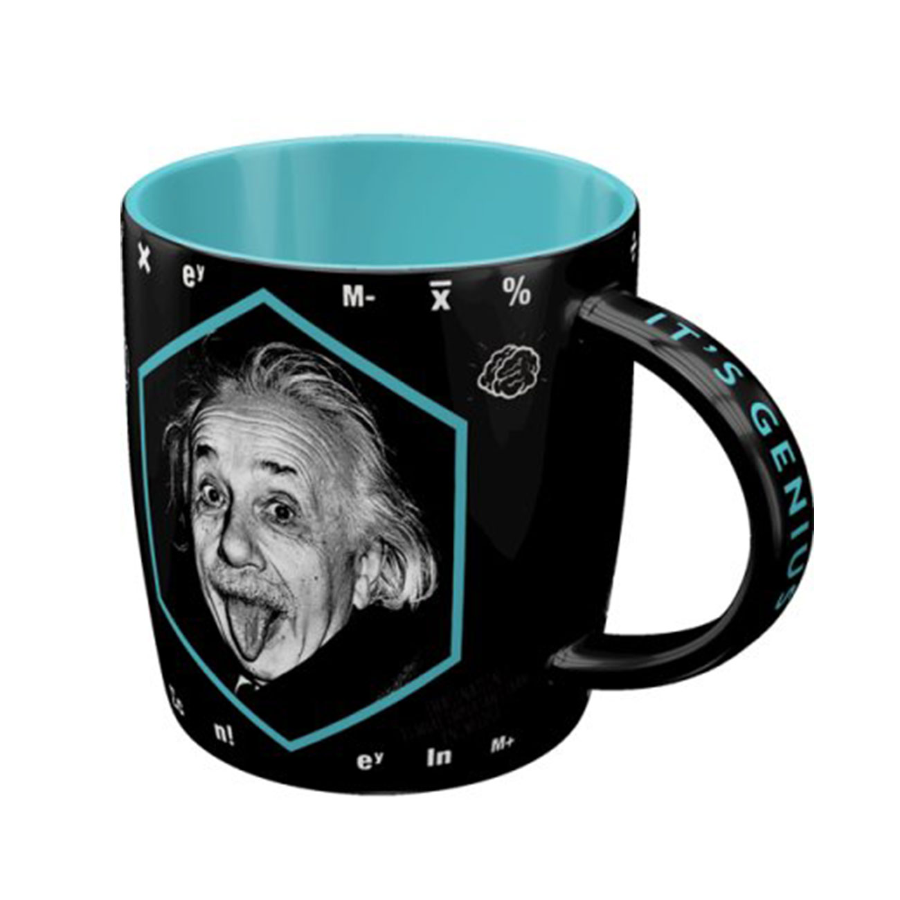 Nostalgic Art Retro Tasse mit 'EINSTEIN-ENERGY = ME + COFFEE' Motiv