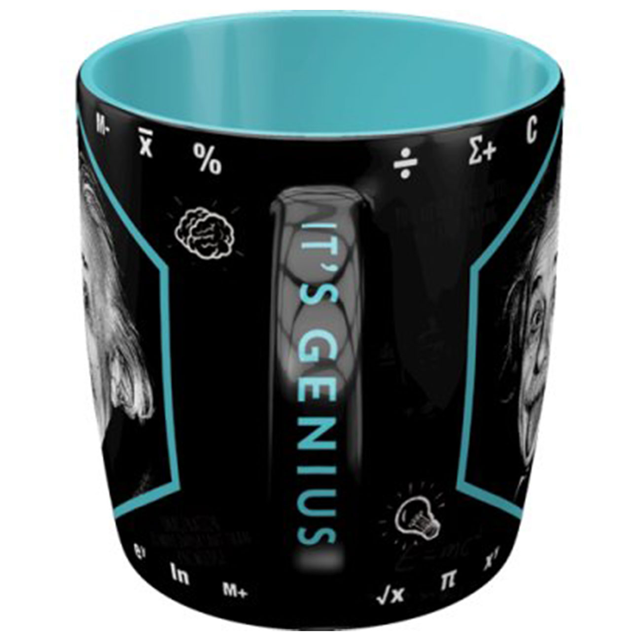 Nostalgic Art Retro Tasse mit 'EINSTEIN-ENERGY = ME + COFFEE' Motiv Bild 3