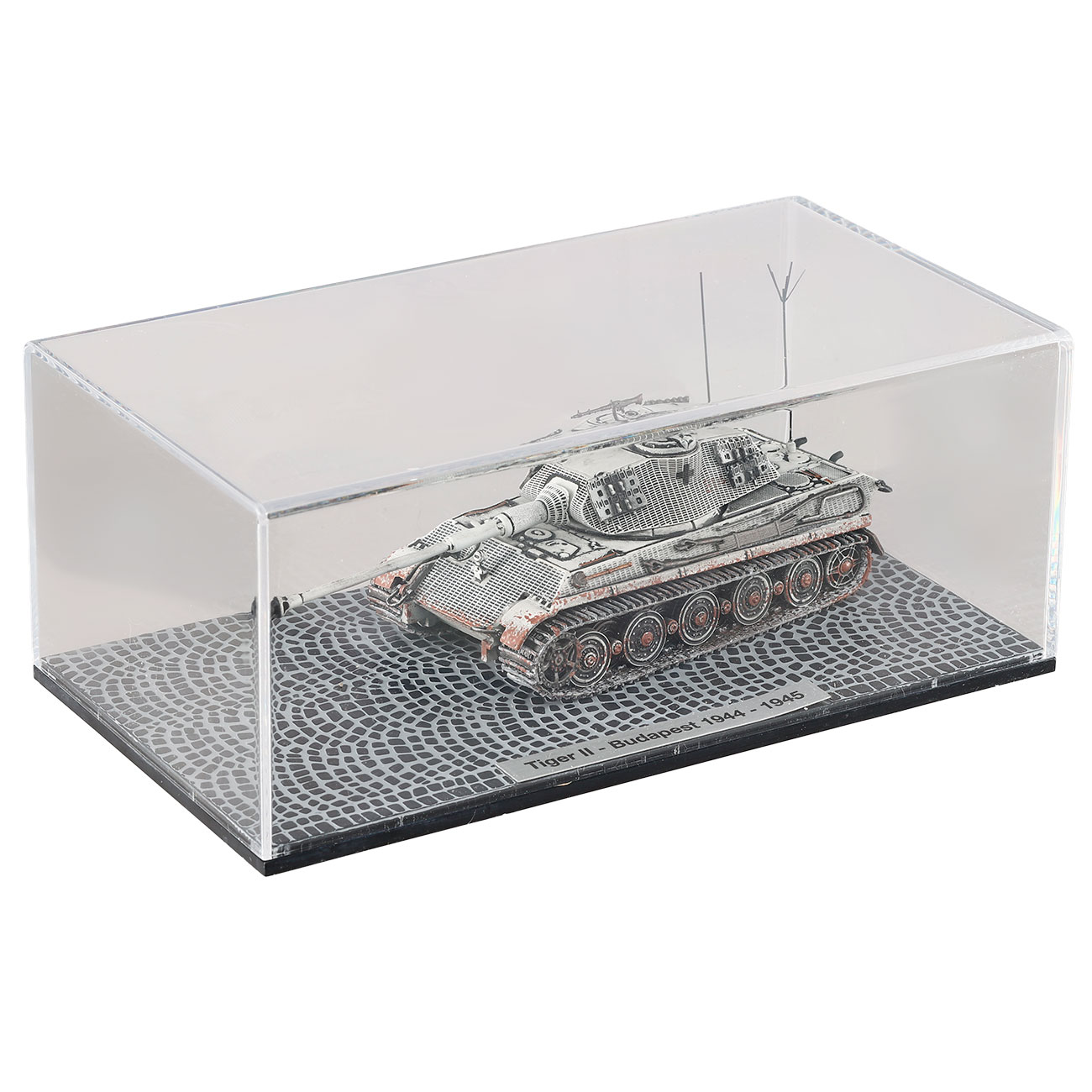 Techno 1:72 Panzer Sd.Kfz. 182 Tiger II Knigstiger Metallmodell Ausfhrung Budapest 1944 - 1945
