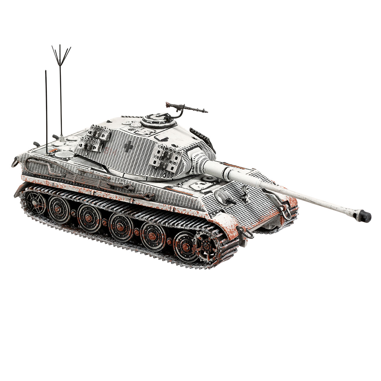 Techno 1:72 Panzer Sd.Kfz. 182 Tiger II Knigstiger Metallmodell Ausfhrung Budapest 1944 - 1945 Bild 4