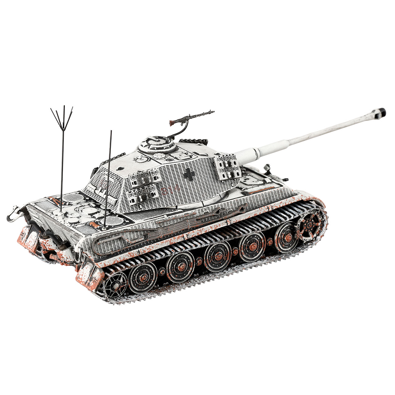 Techno 1:72 Panzer Sd.Kfz. 182 Tiger II Knigstiger Metallmodell Ausfhrung Budapest 1944 - 1945 Bild 5