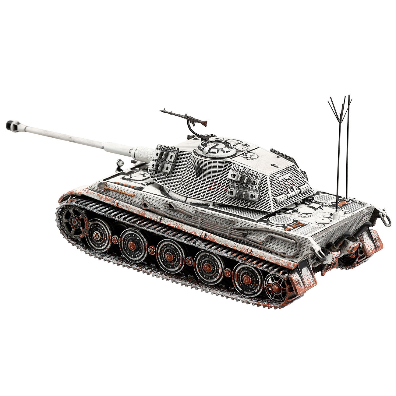 Techno 1:72 Panzer Sd.Kfz. 182 Tiger II Knigstiger Metallmodell Ausfhrung Budapest 1944 - 1945 Bild 6