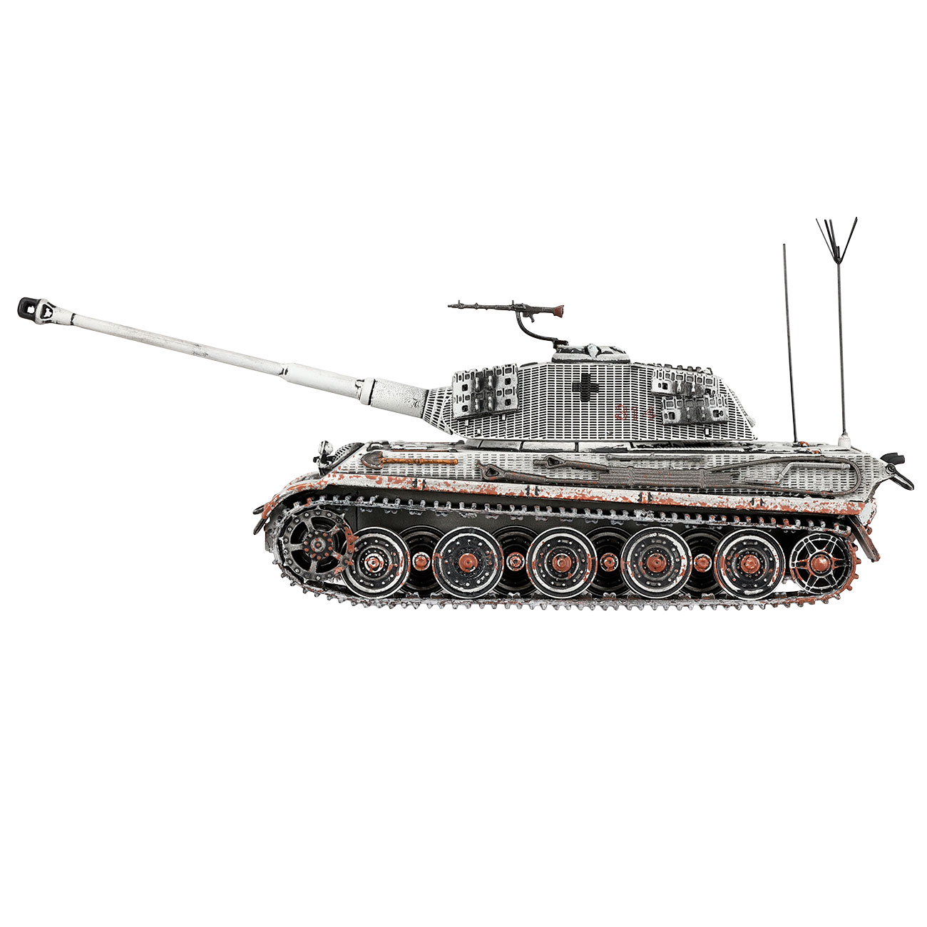 Techno 1:72 Panzer Sd.Kfz. 182 Tiger II Knigstiger Metallmodell Ausfhrung Budapest 1944 - 1945 Bild 7