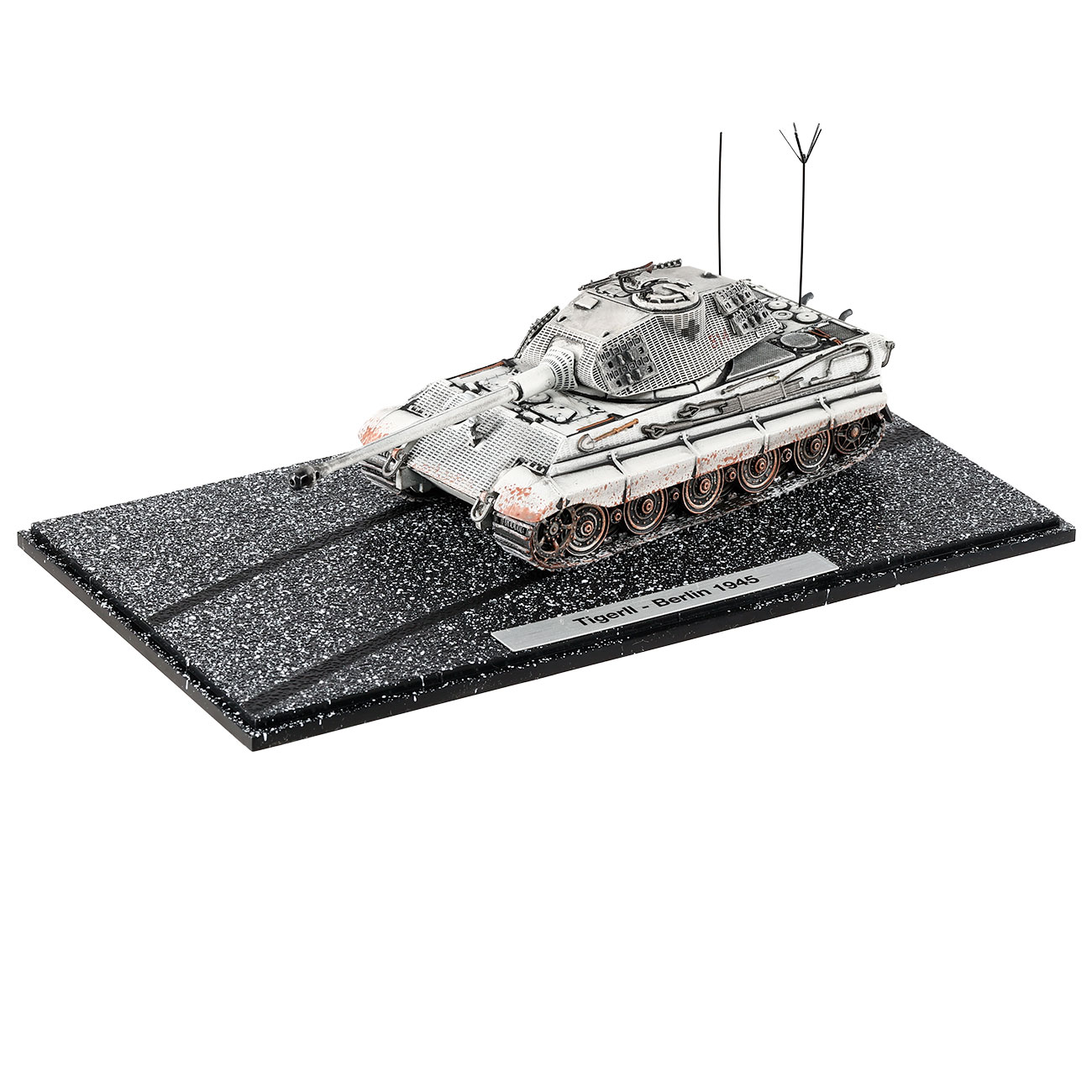 Techno 1:72 Panzer Sd.Kfz. 182 Tiger II Knigstiger Metallmodell Ausfhrung Berlin 1945 Winter Bild 1