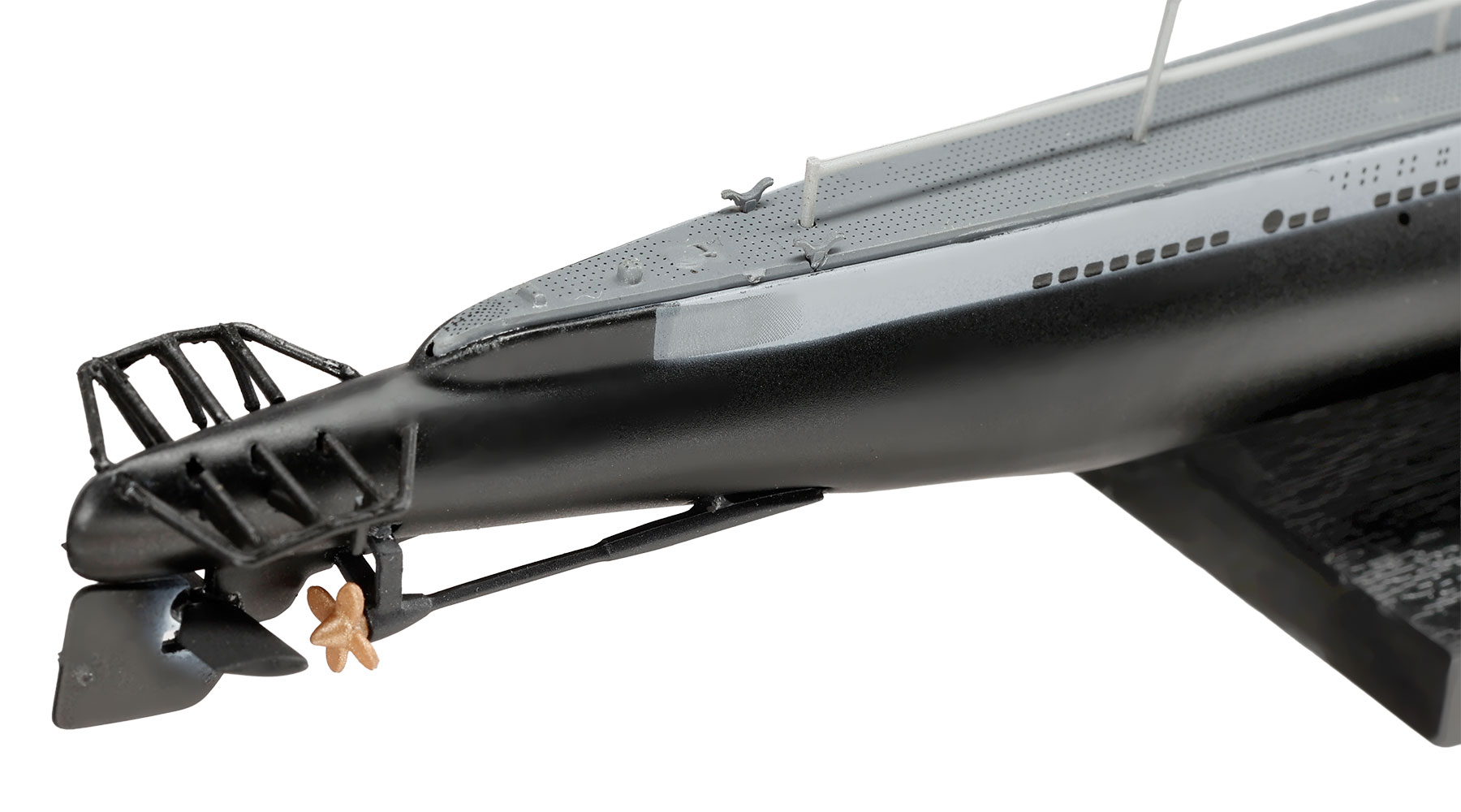 Techno 1:350 USS Archerfish 1945 U-Boot Metall Standmodell Bild 10