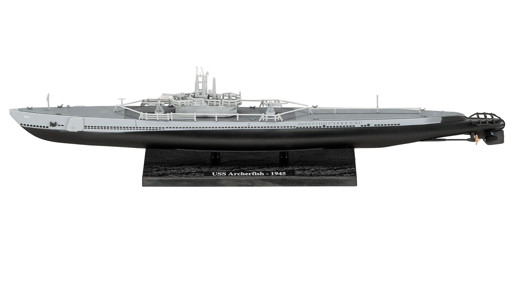 Techno 1:350 USS Archerfish 1945 U-Boot Metall Standmodell Bild 2