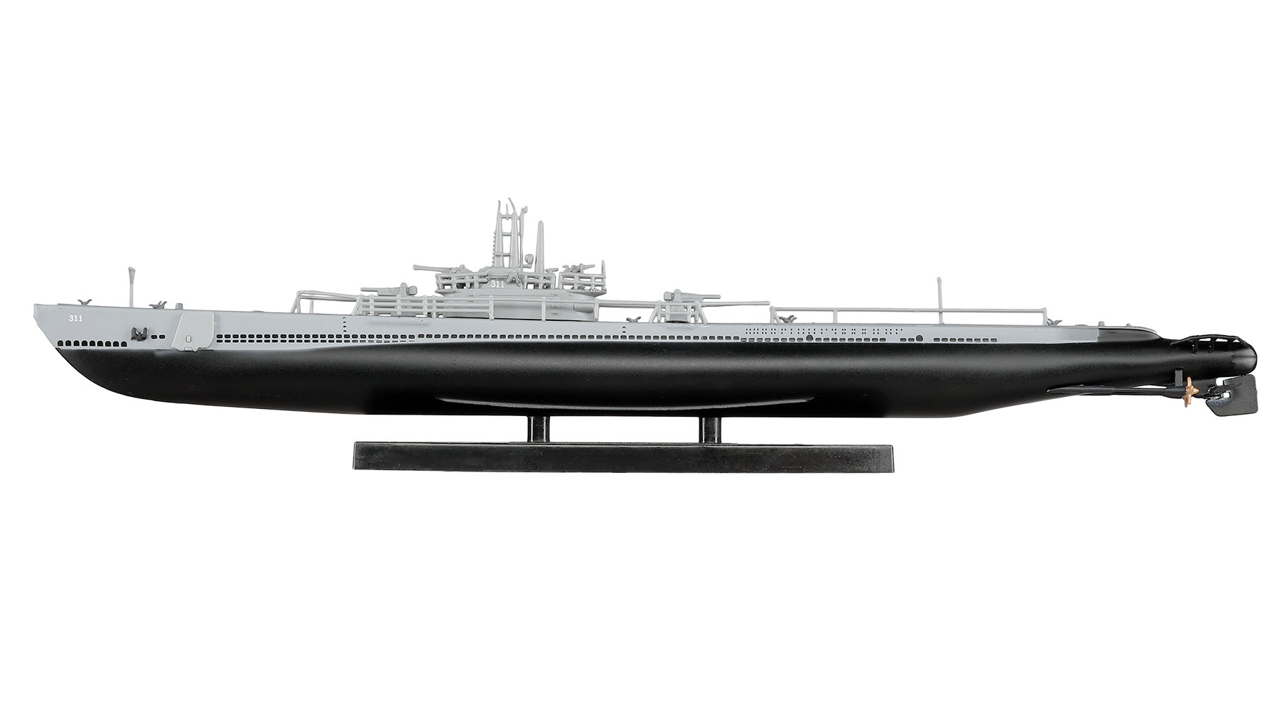 Techno 1:350 USS Archerfish 1945 U-Boot Metall Standmodell Bild 4