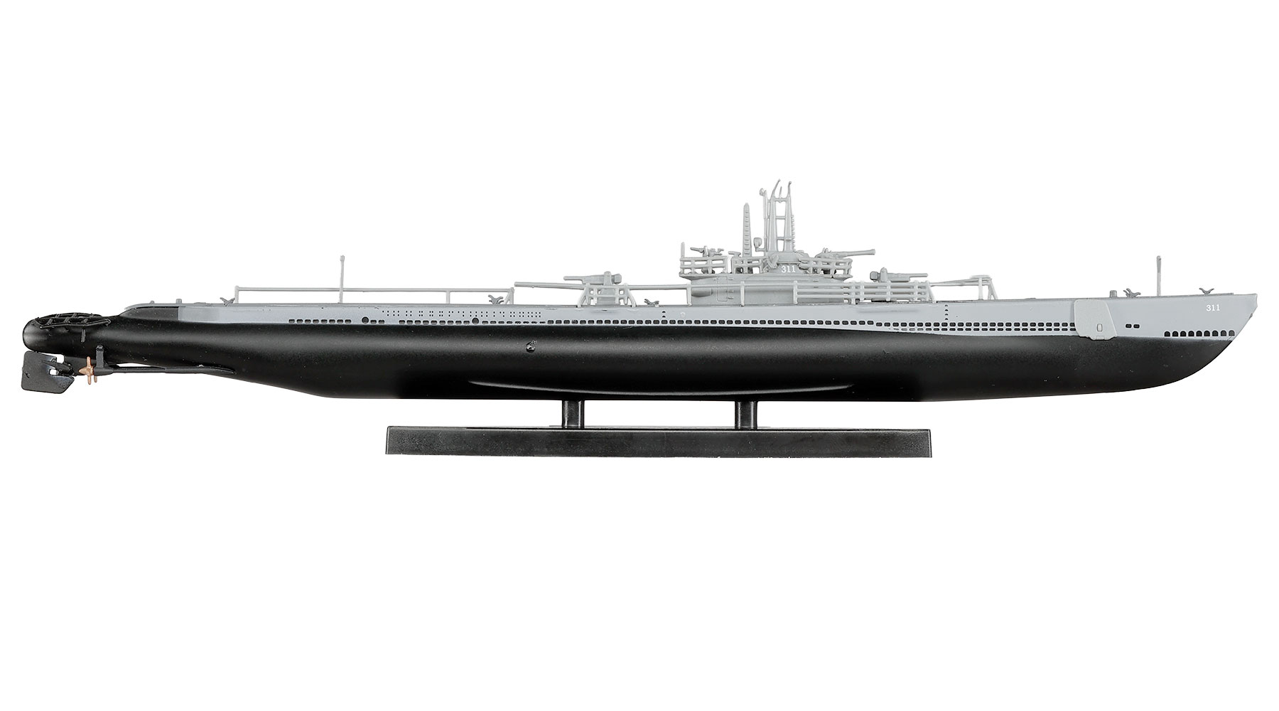 Techno 1:350 USS Archerfish 1945 U-Boot Metall Standmodell Bild 5