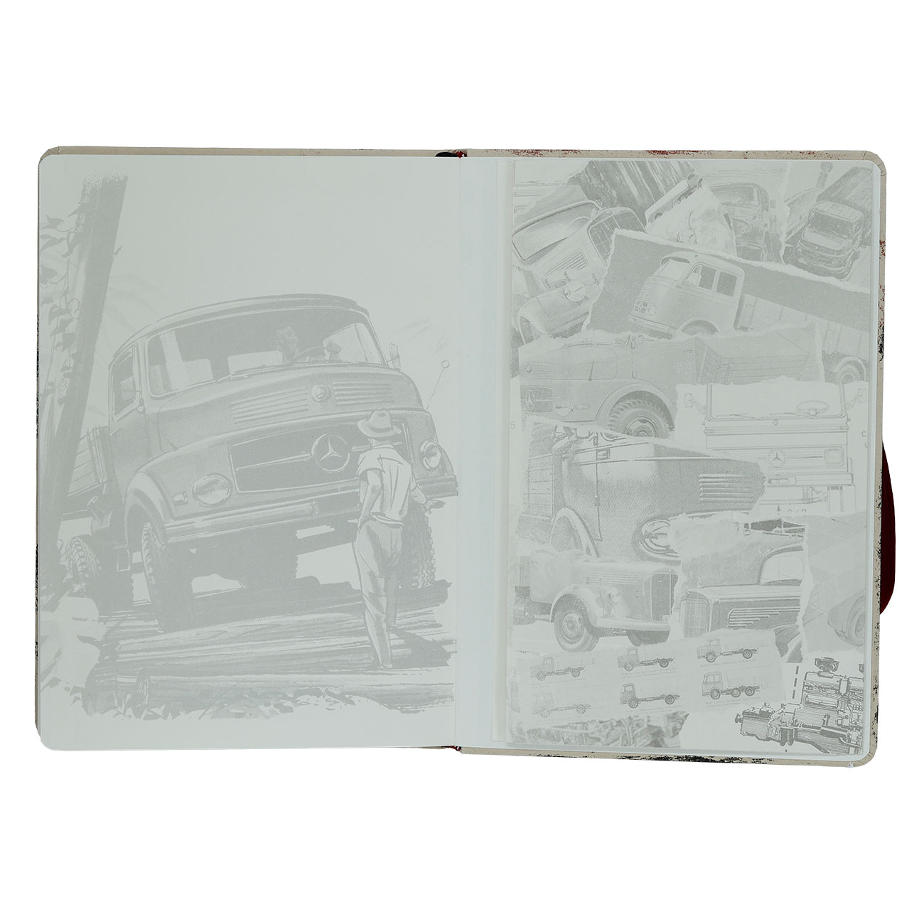 NostalgicArt Daimler-Truck - Truck Notes hochwertiges Notizbuch fr den tglichen Gebrauch Bild 4