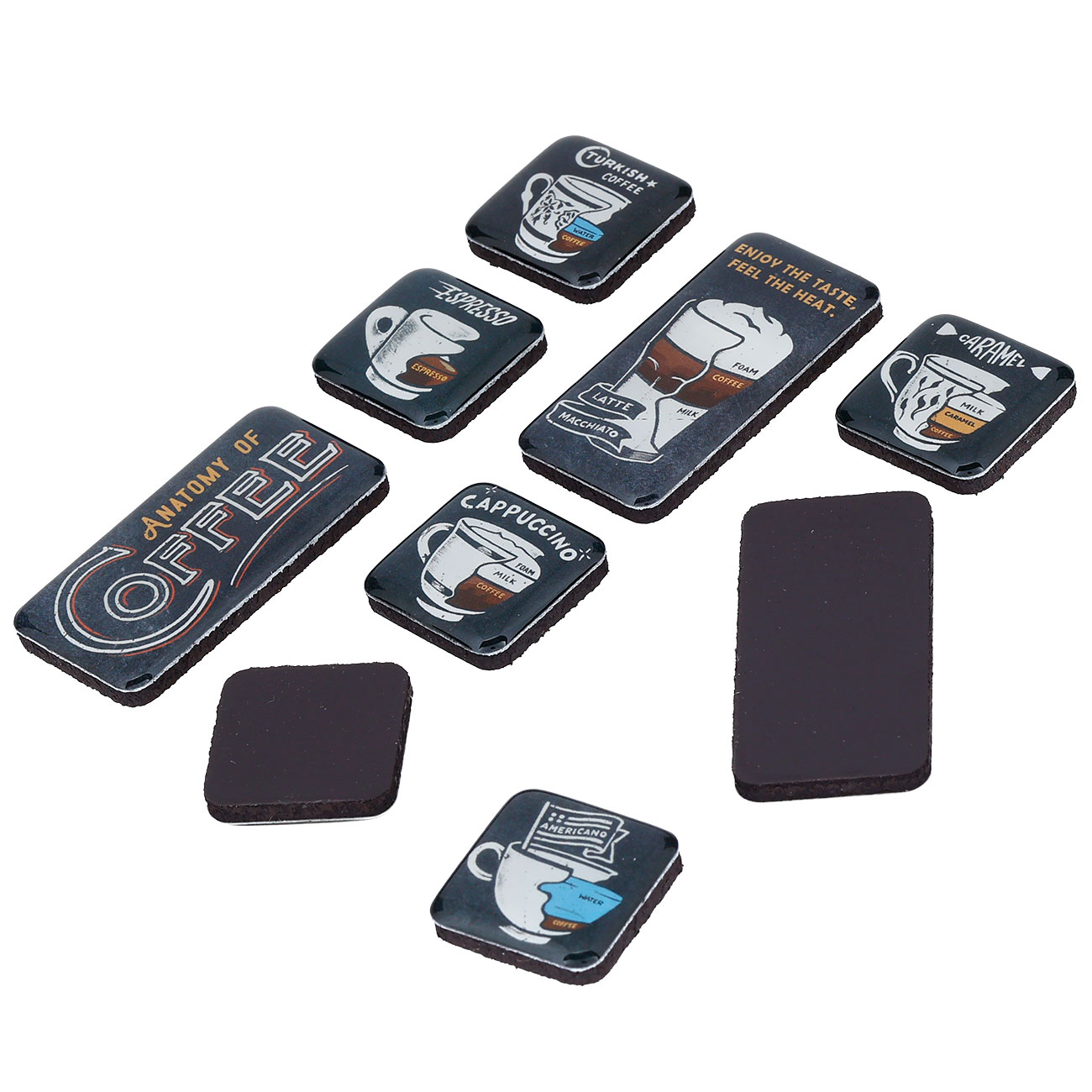 NostalgicArt Magnet-Set Anatomy of Coffee 9 kraftvolle Magnete Bild 4