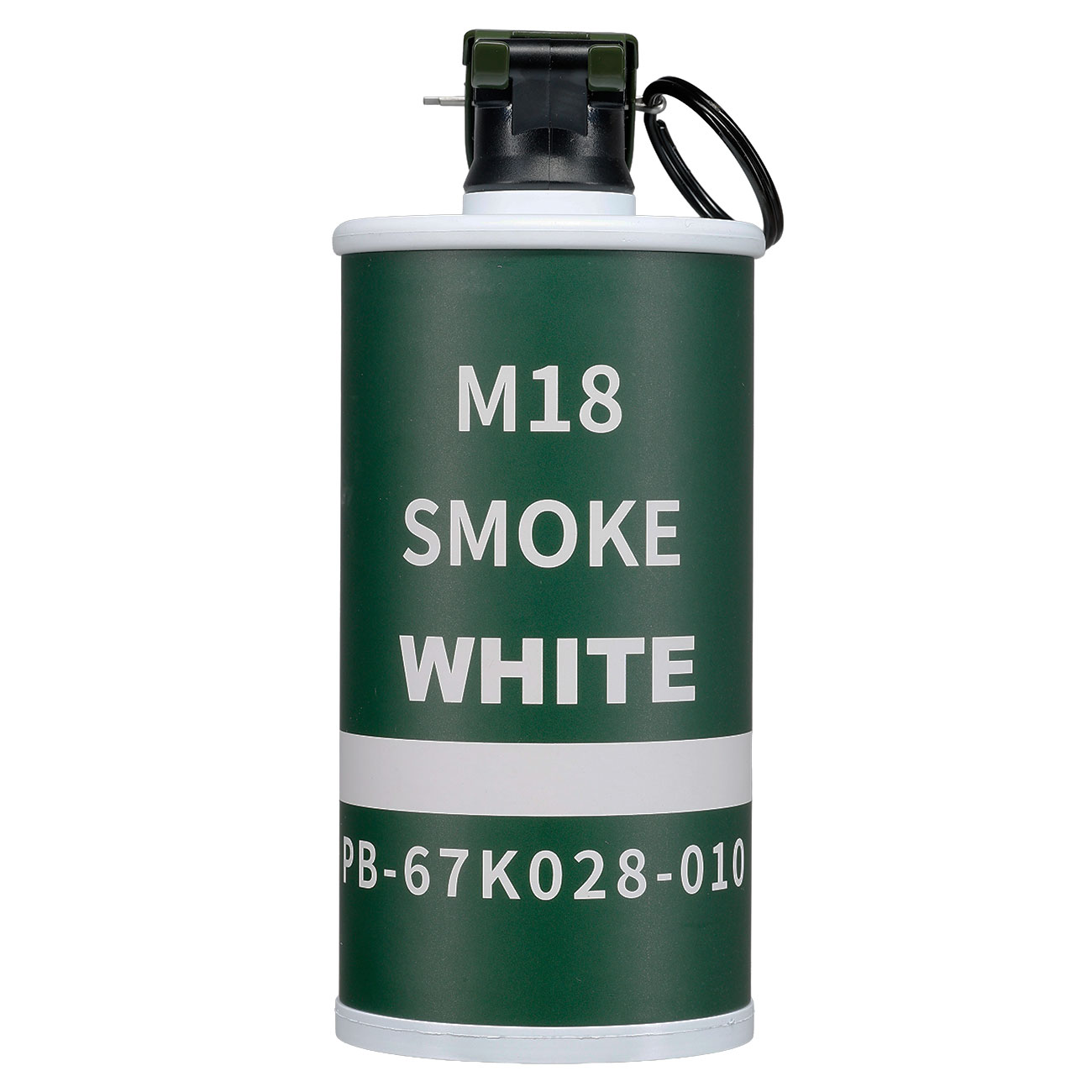 WoSport US M18 Deko Rauch-Handgranate mit Metall-Clip - White Smoke Edition