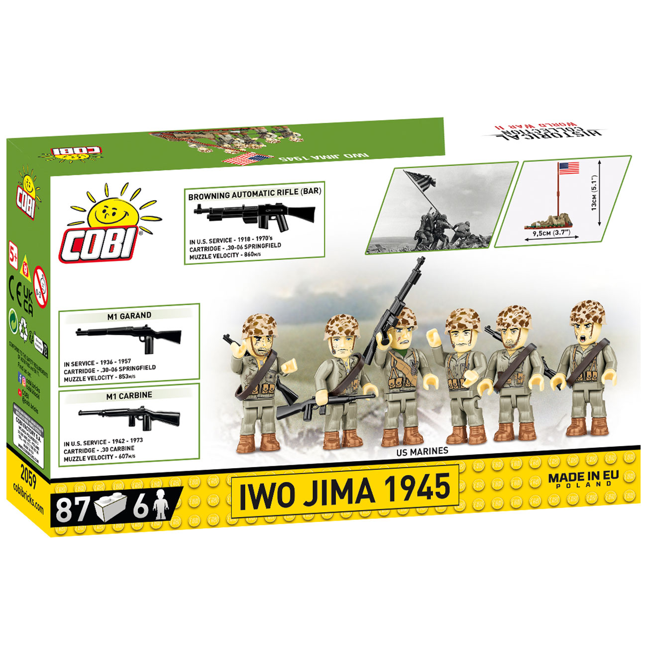 Cobi Historical Collection Bausatz Soldaten IWO JJIMA 1945 87 Teile 2059 Bild 2
