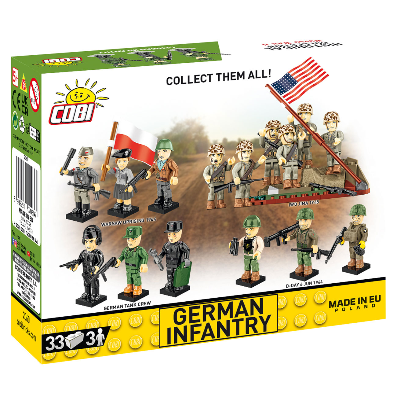 Cobi Historical Collection Bausatz Soldaten German Infantry 33 Teile 2060 Bild 2