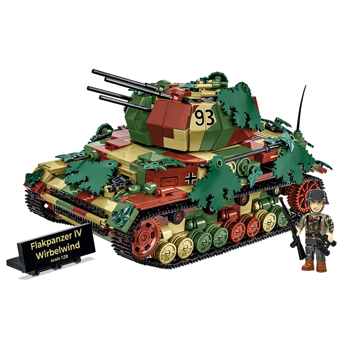 Cobi Historical Collection Bausatz Flakpanzer IV Wirbelwind EXECUTIVE EDITION 1195 Teile 2593