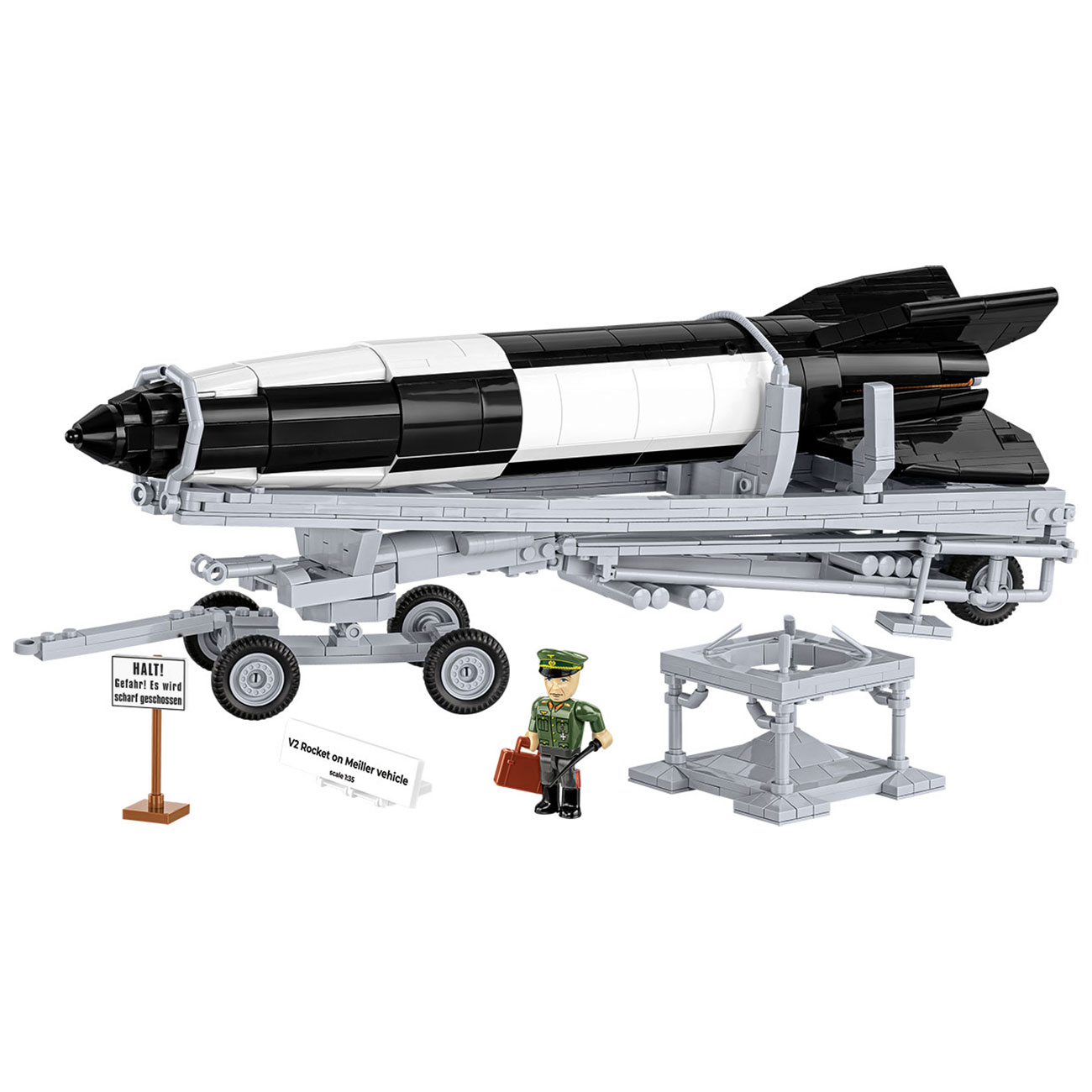 Cobi Historical Collection Bausatz V2 Rocket on Meiller Vehicle EXECUTIVE EDITION 1191 Teile 3120