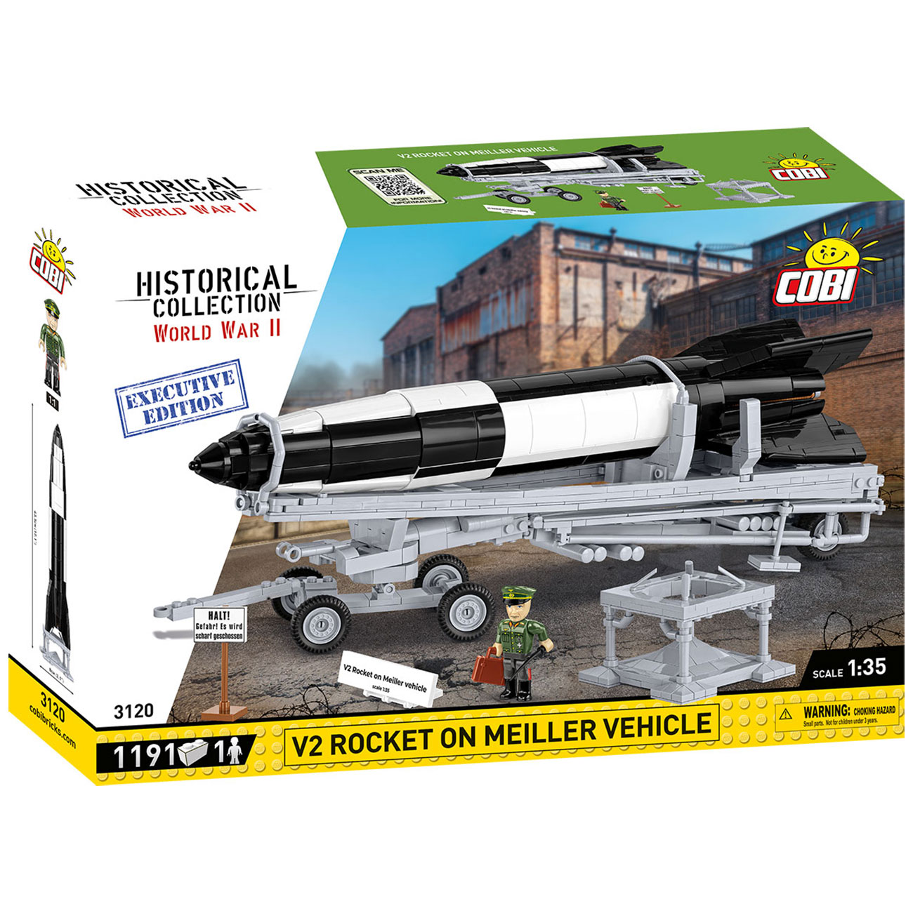 Cobi Historical Collection Bausatz V2 Rocket on Meiller Vehicle EXECUTIVE EDITION 1191 Teile 3120 Bild 2