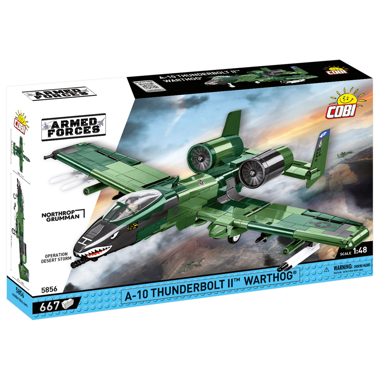 Cobi Small Army / Armed Forces Bausatz A-10 Thunderbolt II Warthog 667 Teile 5856 Bild 2