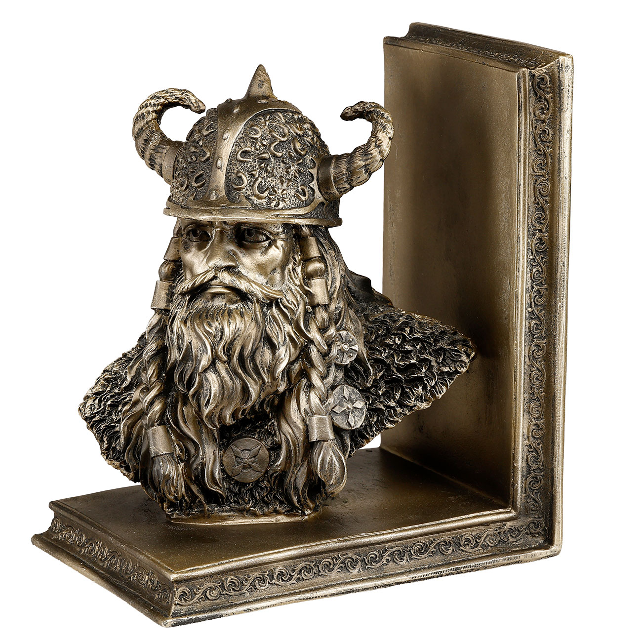 Buchsttzen Wikinger-Bste 2er Set Bild 1