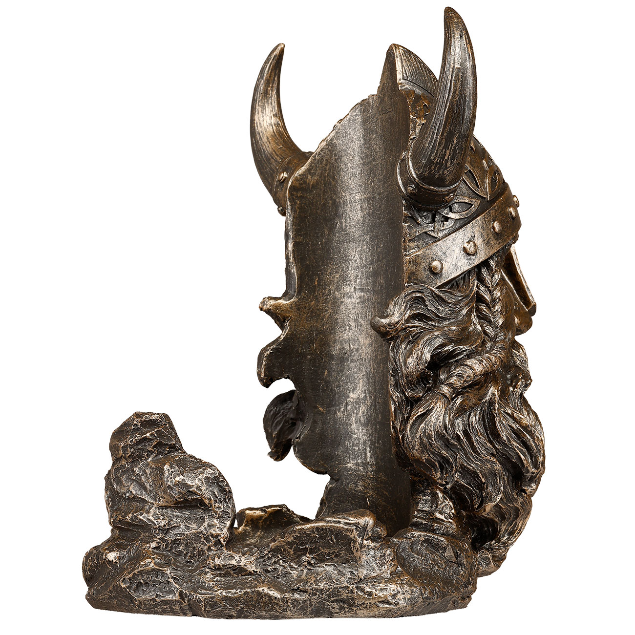 Flaschenhalterung Wikingerkopf fr Honigwein oder andere Lieblingsgetrnke. Origineller Flaschenhalter fr Flaschen bis zu 0,75  Bild 6