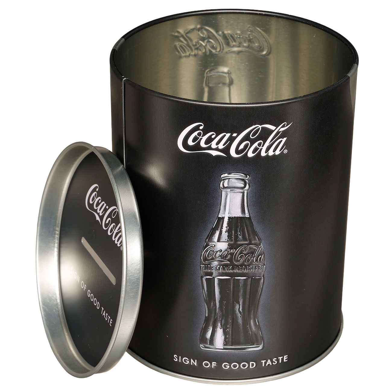 Blech-Spardose Coca-Cola-Logo schwarz Bild 2