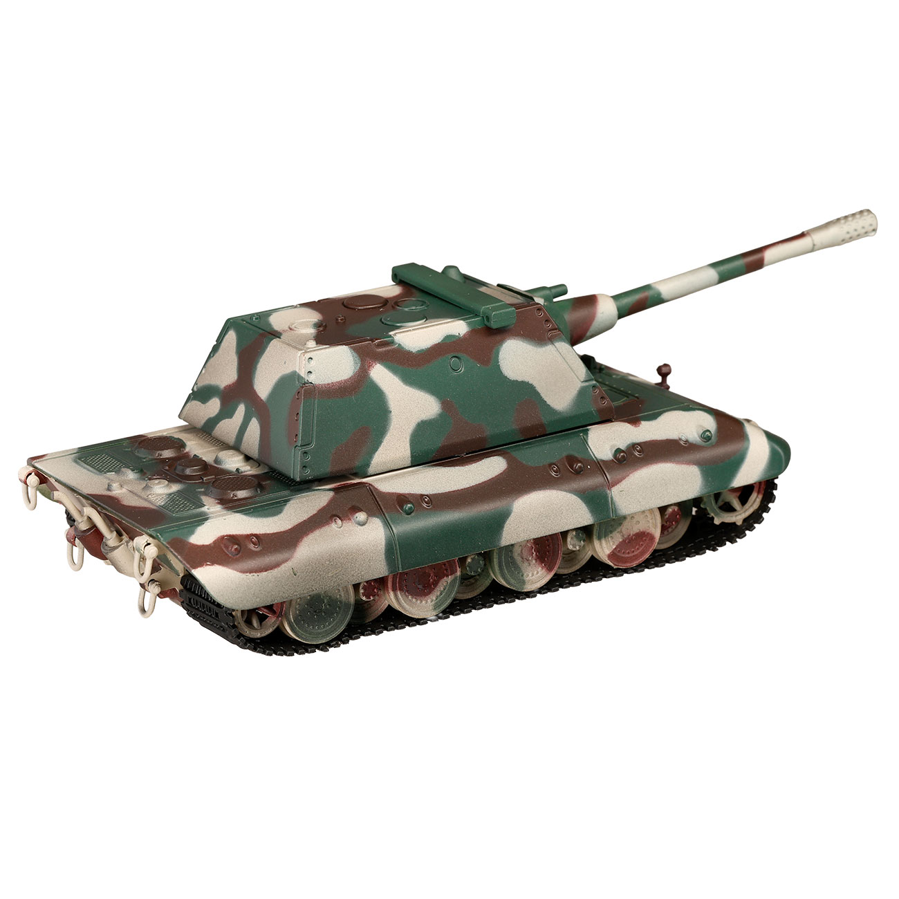 Techno 1:72 Panzerkampfwagen E-100 Metallmodell Ausf�hrung mit Maus II Turm Tarn-Version Bild 5