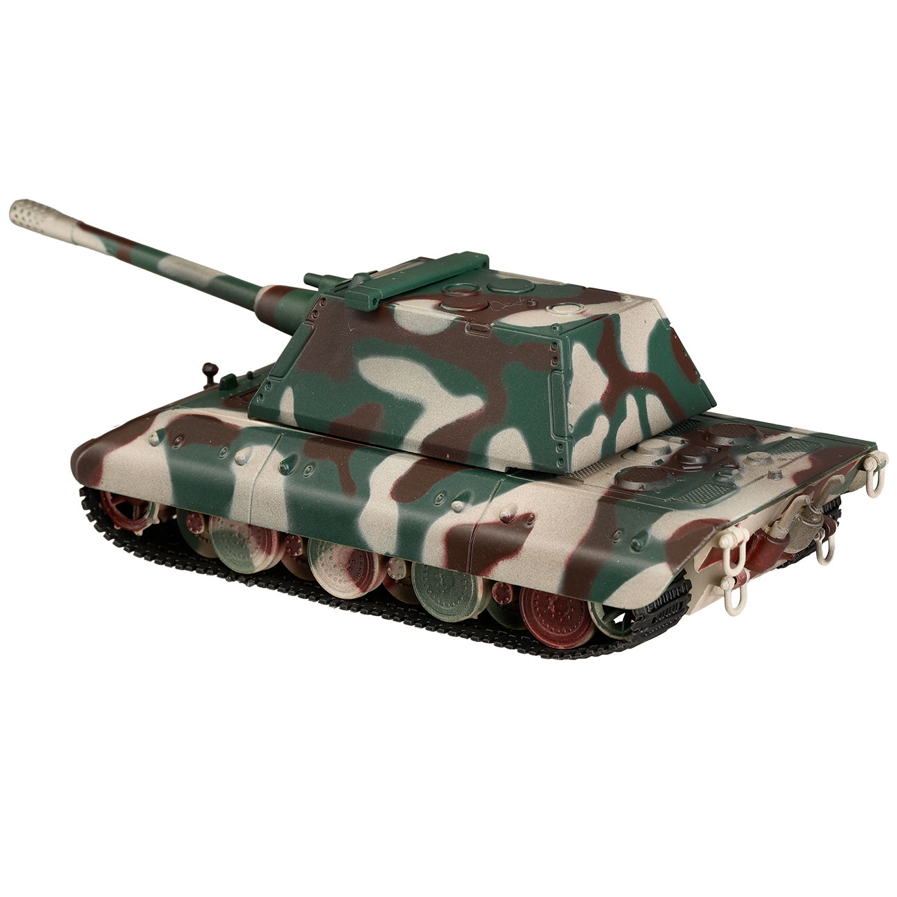 Techno 1:72 Panzerkampfwagen E-100 Metallmodell Ausf�hrung mit Maus II Turm Tarn-Version Bild 6