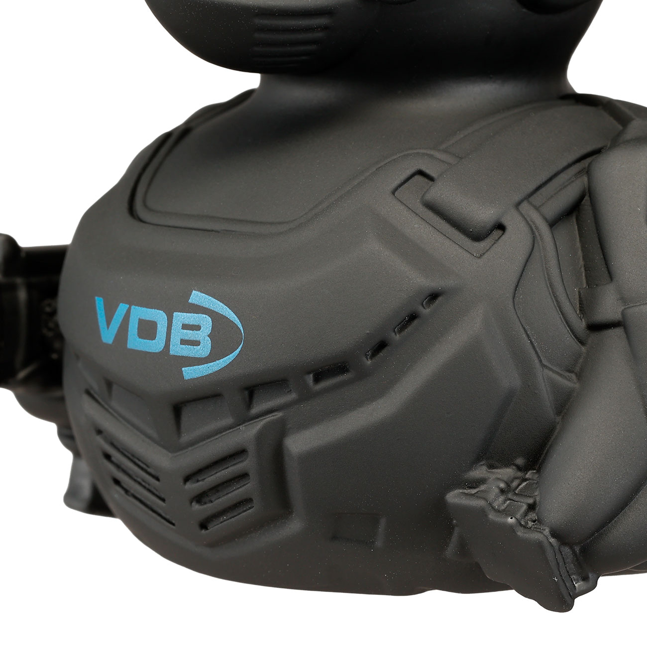 SEK Badeente Tom Tactical - Schwarze Quietscheente im SEK-Look mit VDB-Logo Bild 4