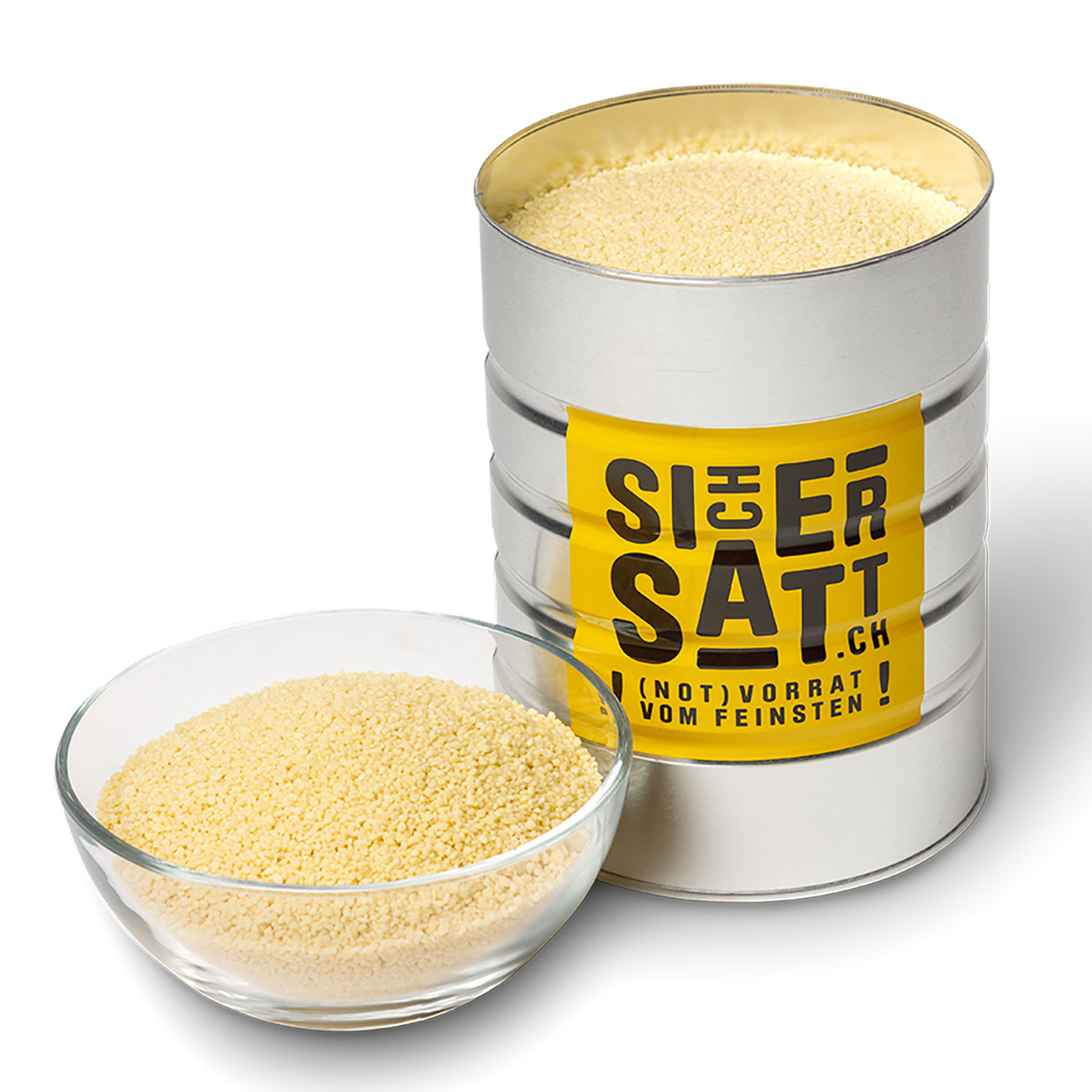 SicherSatt Notration CousCous 1300 g Dose inkl. Deckel zum Wiederverschlie�en