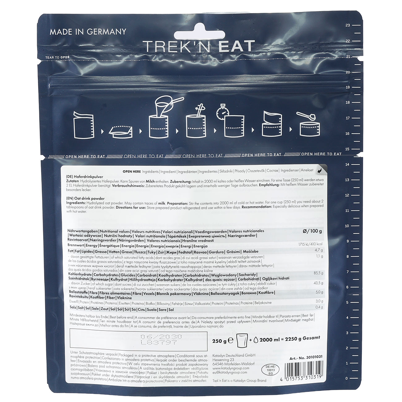 Trek'n Eat Haferdrinkpulver 250 g Bild 3