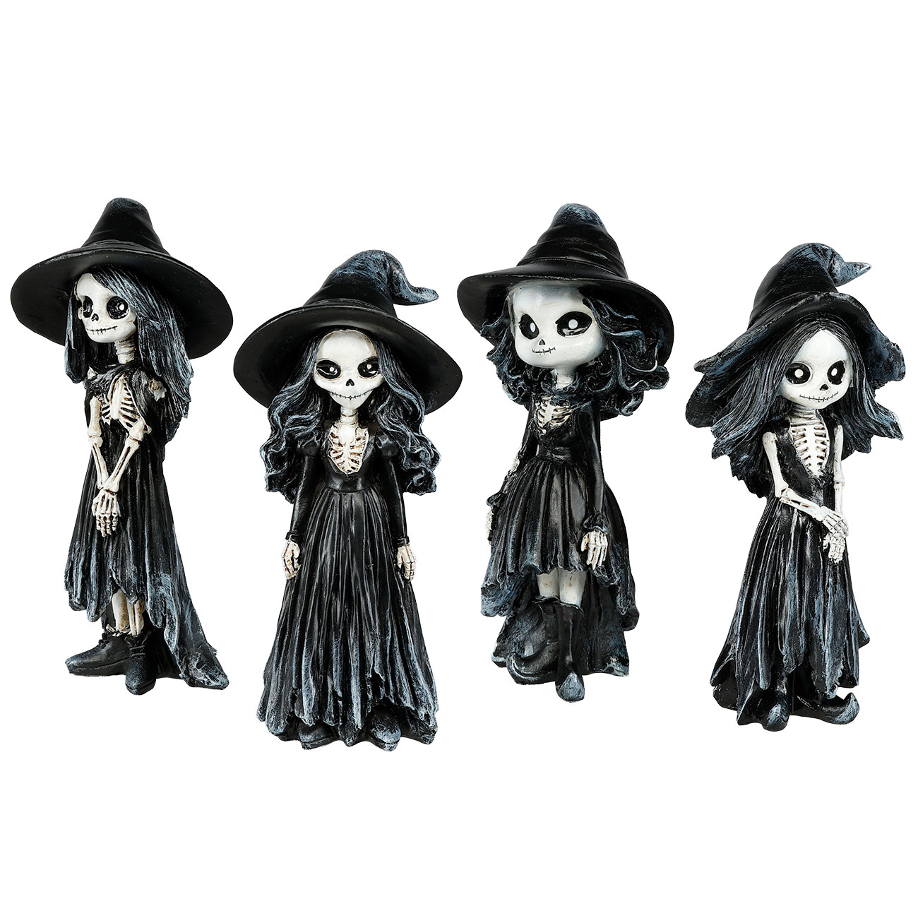 Dekofiguren Hexen Nightmare-Witches handbemalt 4er Set Bild 1