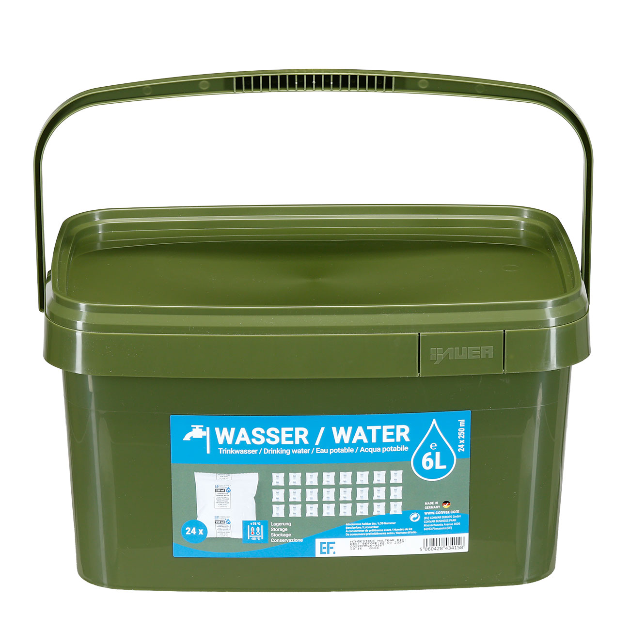 Convar Feldk�che 72 Stunden Notvorrat mit 6 Litern Trinkwasser haltbar bis Januar 2037 Bild 5